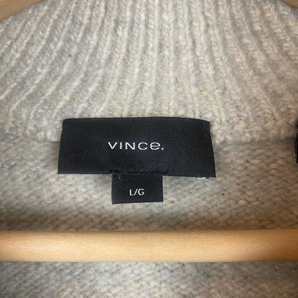 Vince Donegal Cashmere Quarter-Zip Sweater - Picture 6 of 11